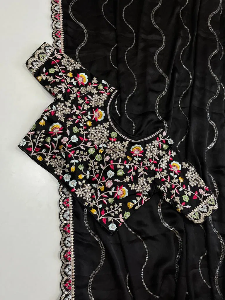 Jk Heavy Designer Party Wear Saree Wholesale Market Surat